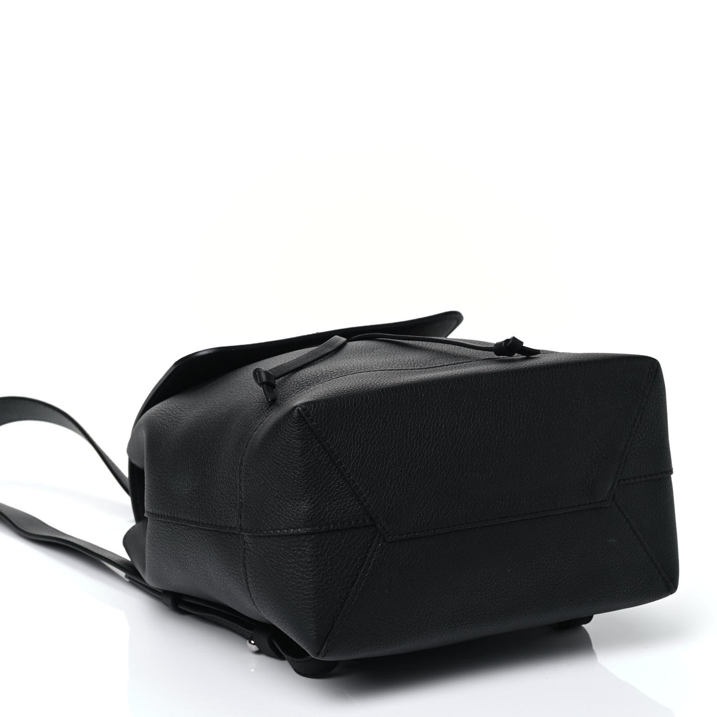 Calfskin Lockme Backpack Black