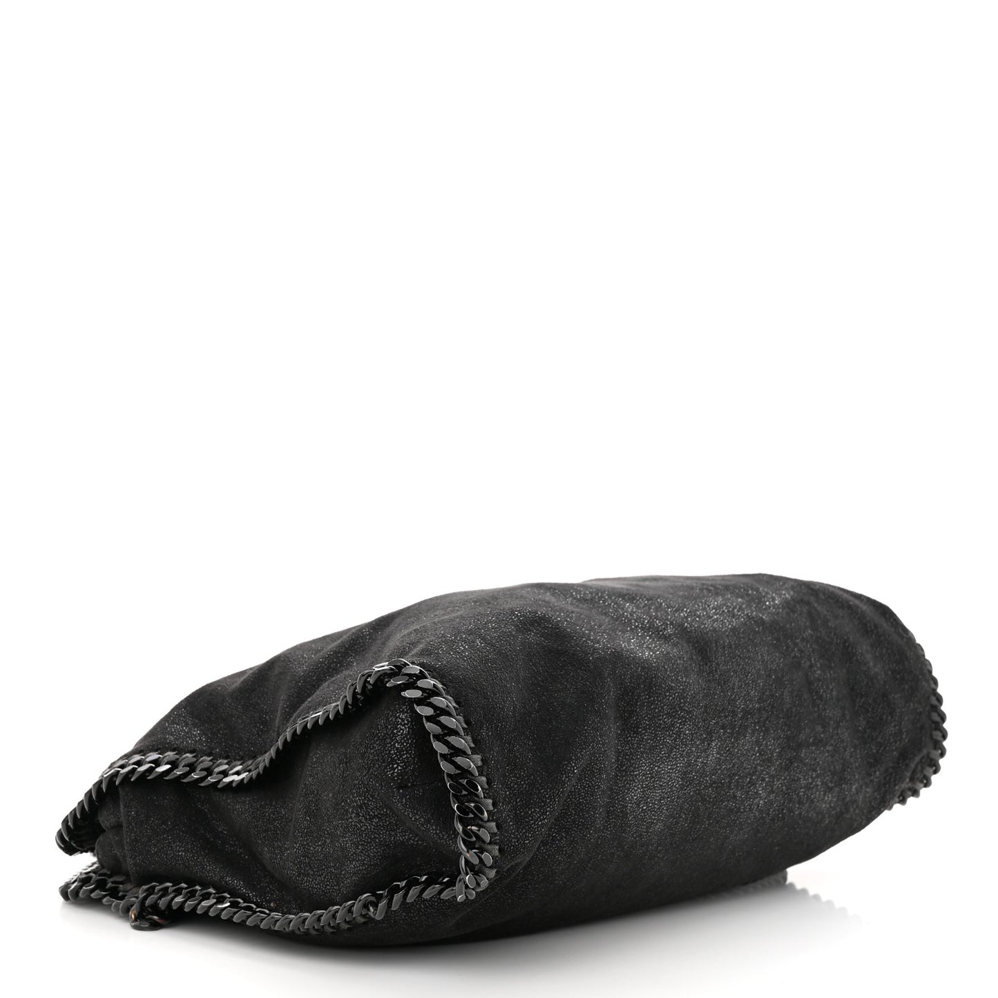 Shaggy Deer Falabella Fold Over Tote Black