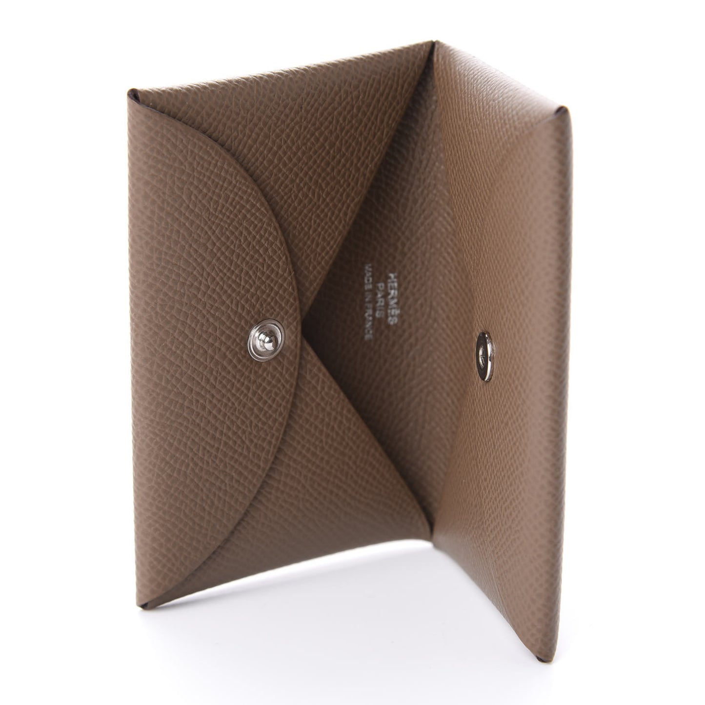 Epsom Calvi Card Case Etoupe