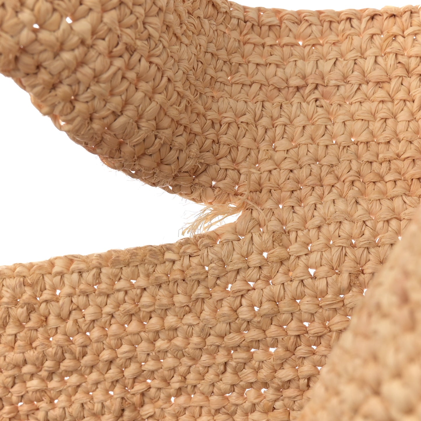 Raffia Paula's Ibiza Slit Tote Bag Natural Tan