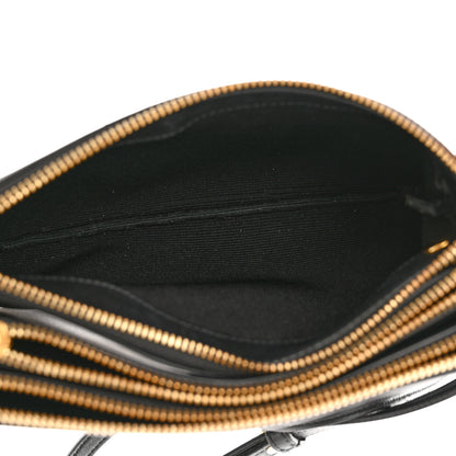 Celine Lambskin Small Trio Crossbody Bag Black 5 of 14