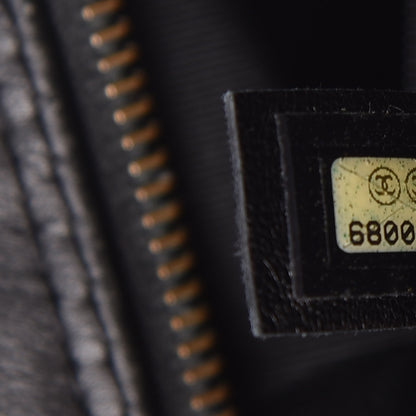 Chanel Calfskin Wild Stitch Top Handle Bag Black 9 of 14