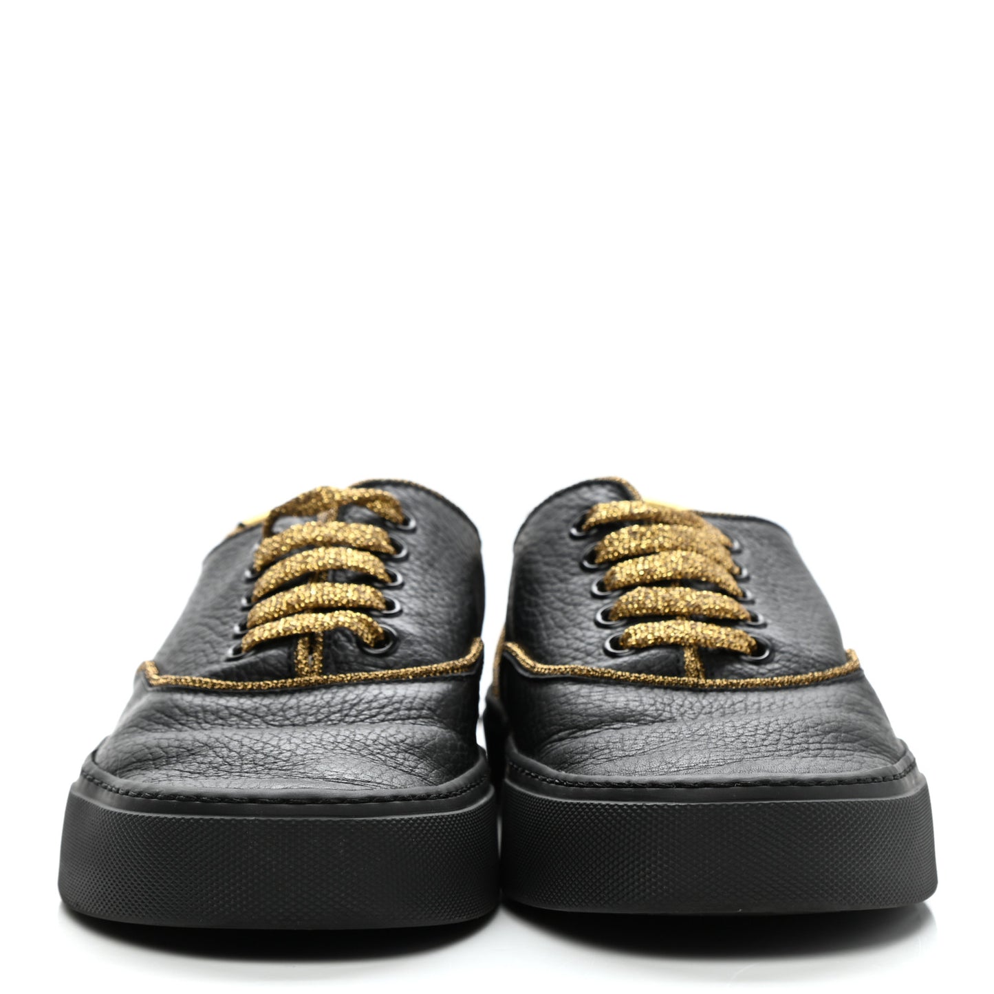 Nappa Venice Sneakers 37 Black Gold