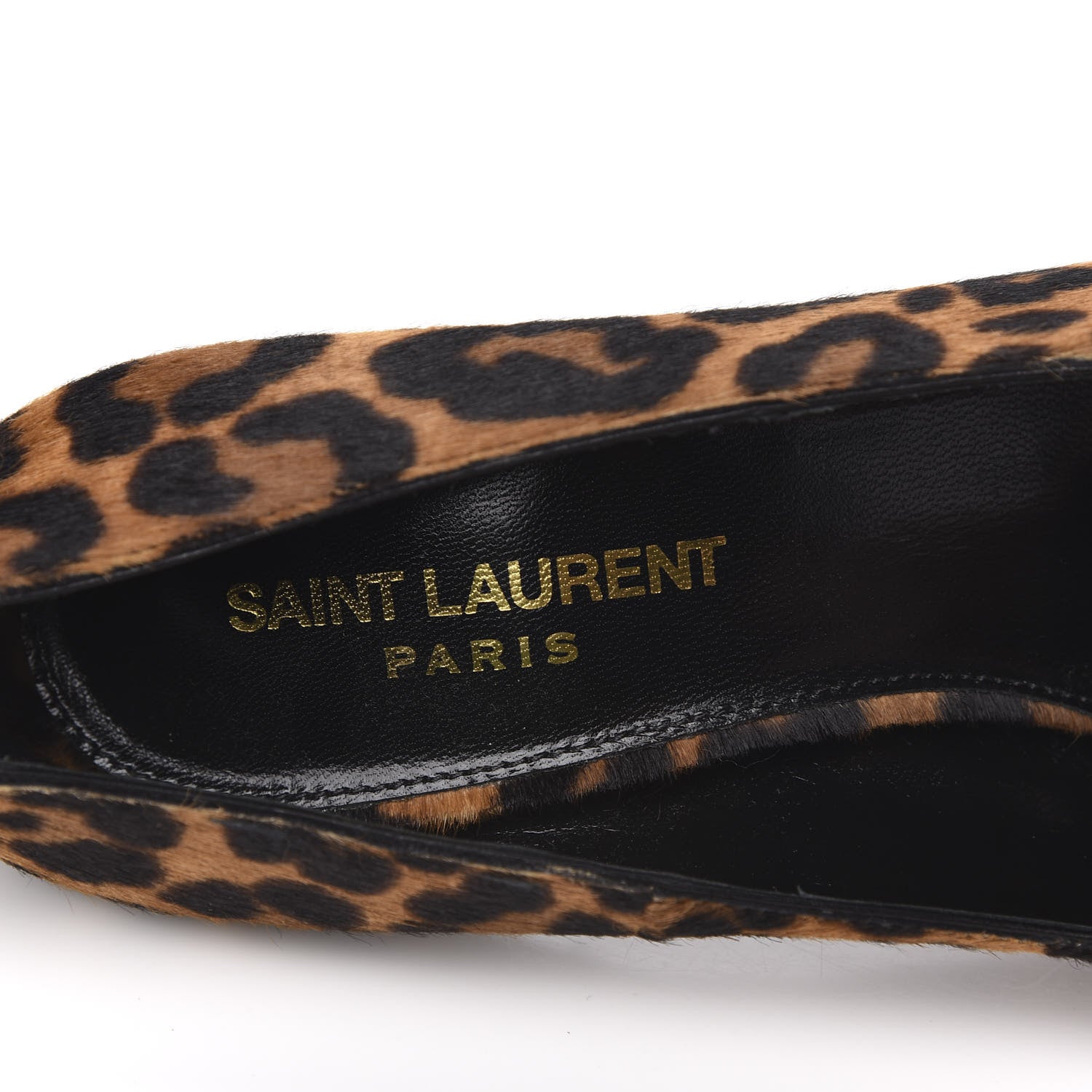 Saint Laurent Calf Hair Leopard Print Opyum 110 Pumps 35 Brown 7 of 9