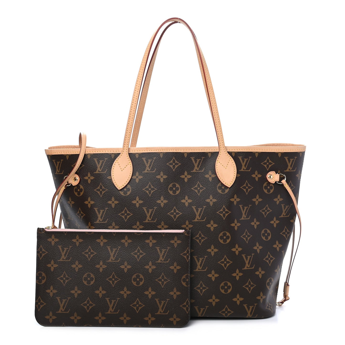 Monogram Neo Neverfull MM Rose Ballerine