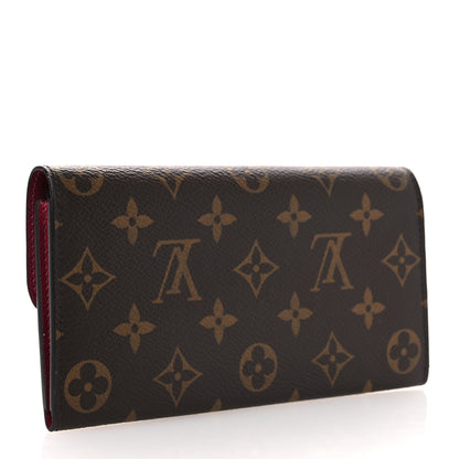 Louis Vuitton Monogram Emilie Wallet Fuchsia 3 of 6