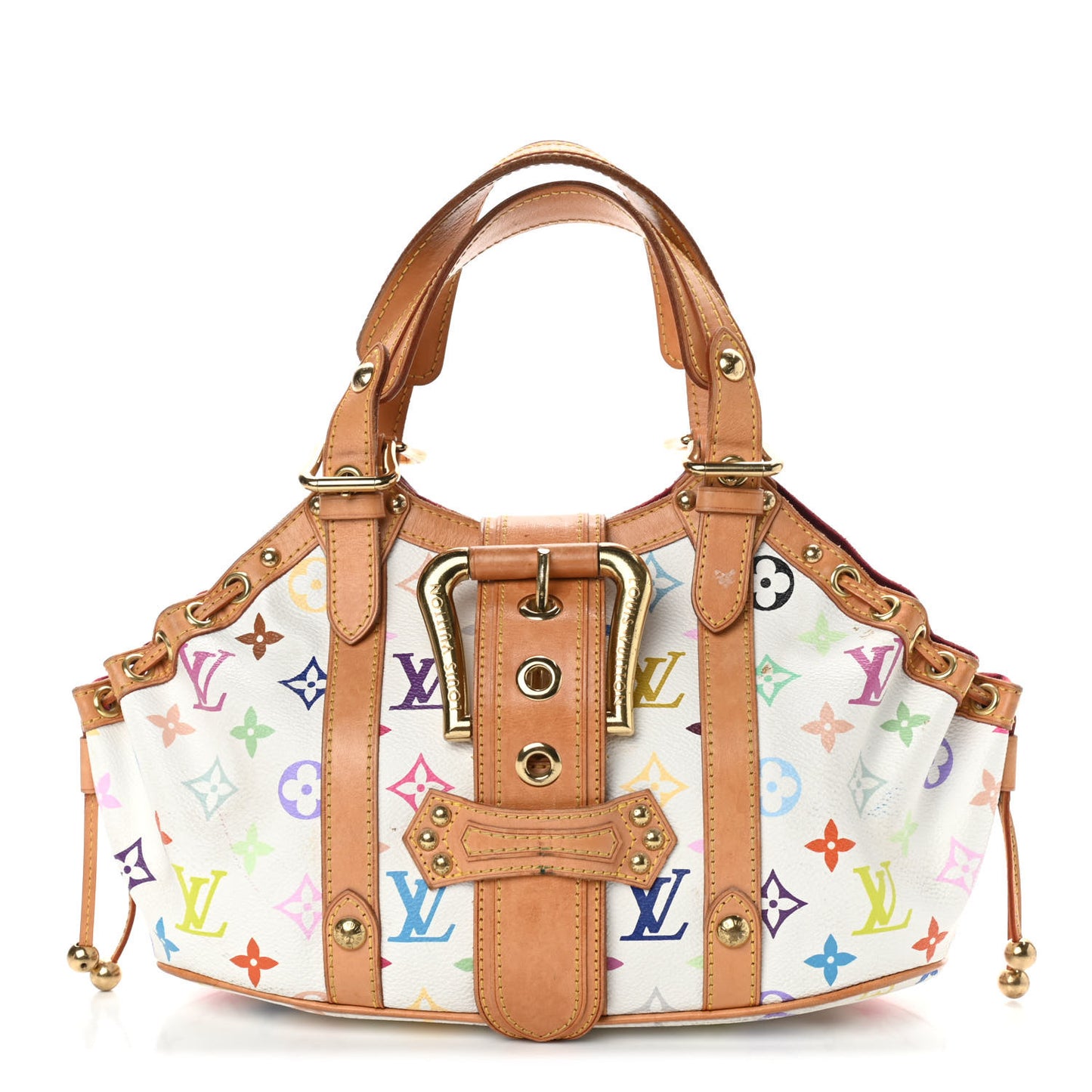 Monogram Multicolor Theda GM White