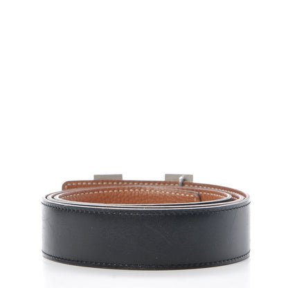 Hermes Box Togo 32mm H Belt 90 Black Gold 3 of 9