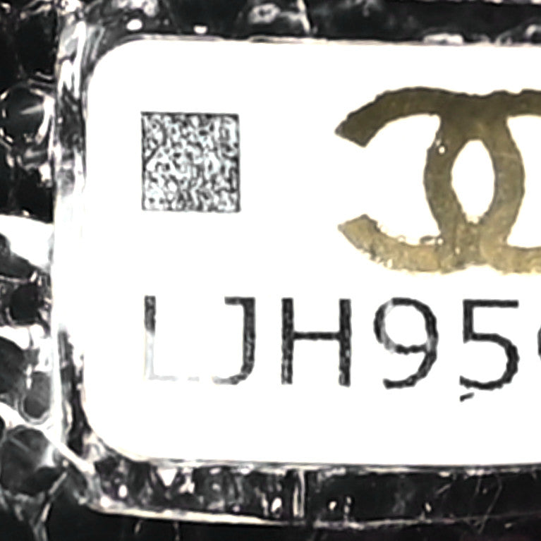 Chanel Caviar Quilted Large Cosmetic Case Black 7 of 10