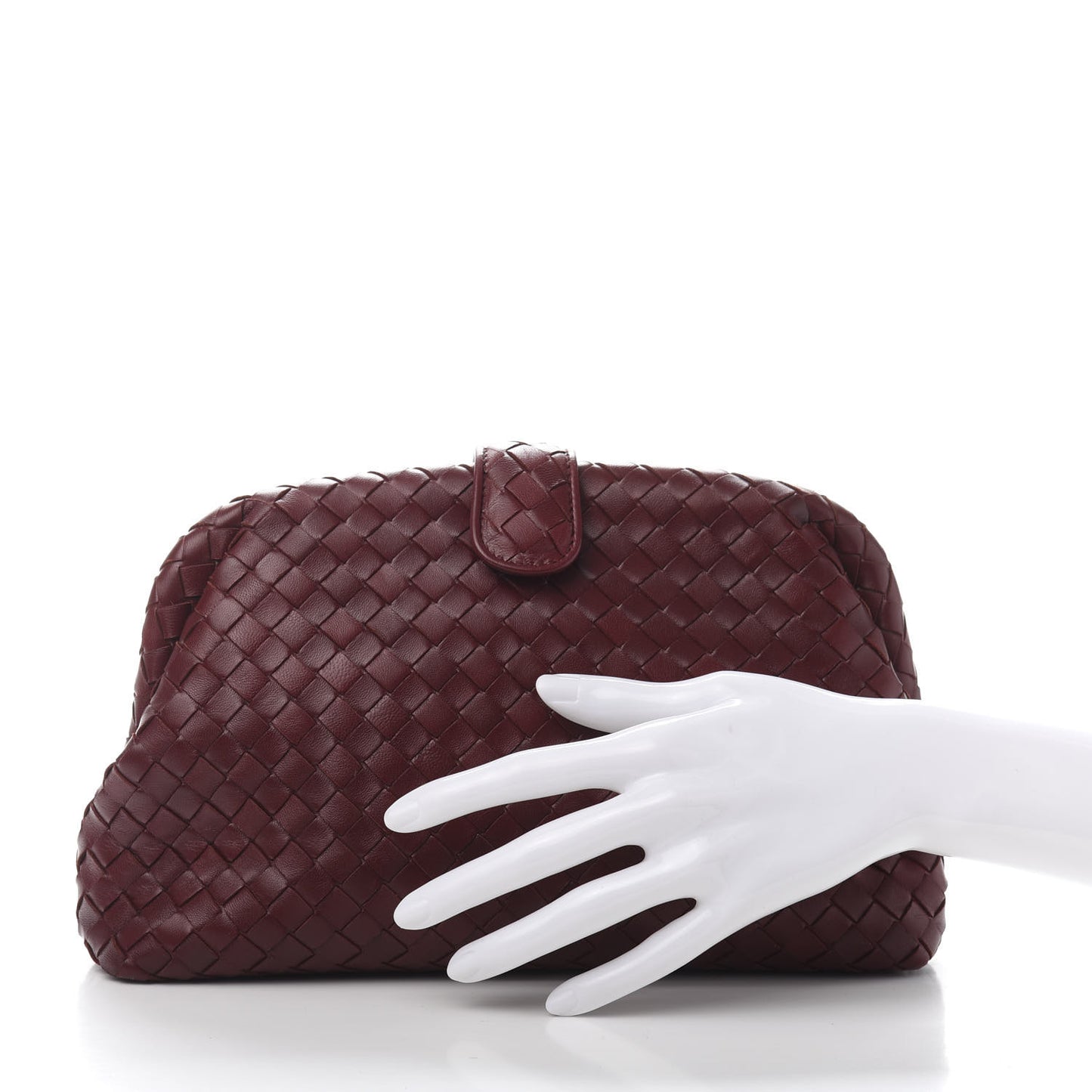 Nappa Intrecciato The Lauren 1980 Clutch Gigolo Red