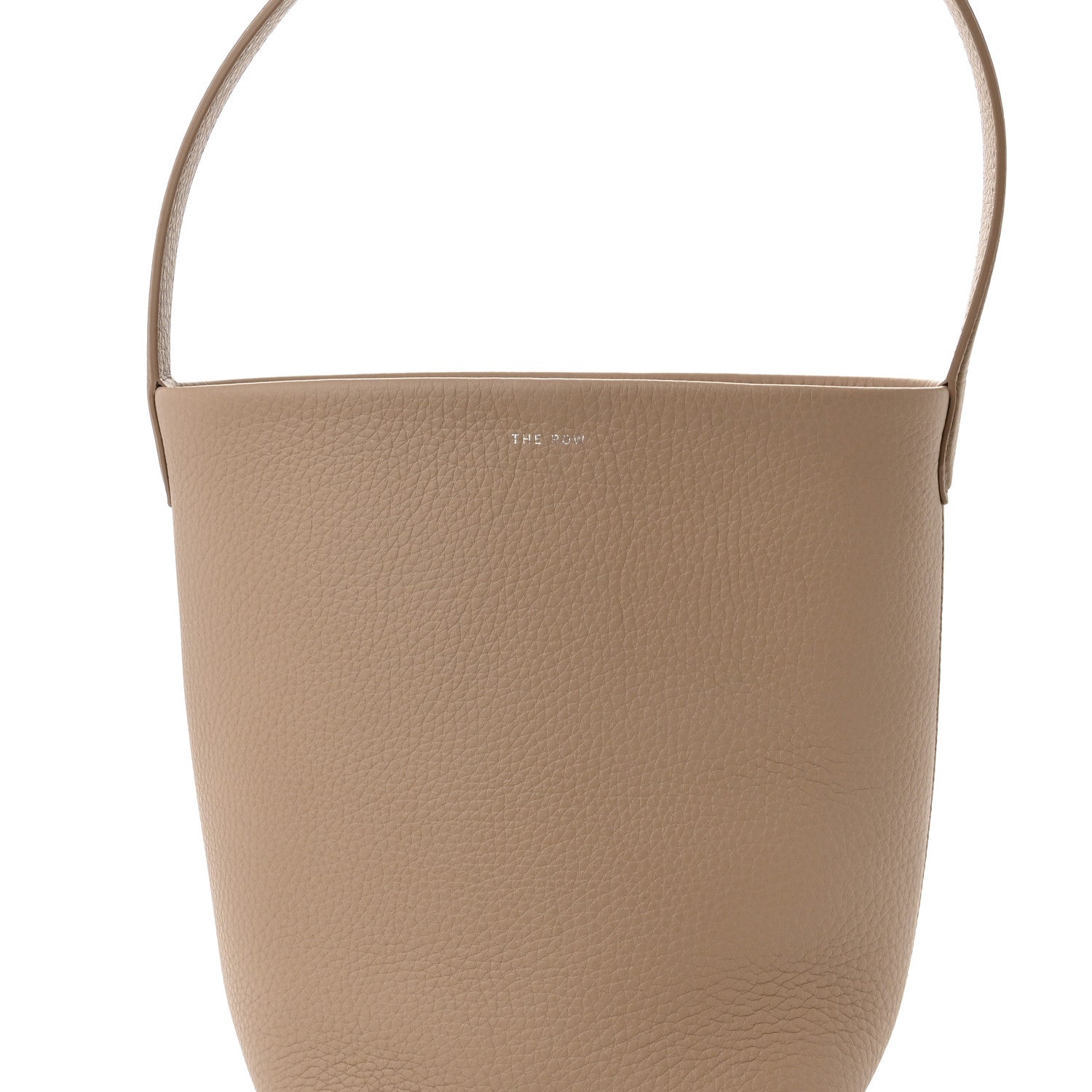 The Row Grained Calfskin Small N/S Park Tote Dark Taupe 7 of 10