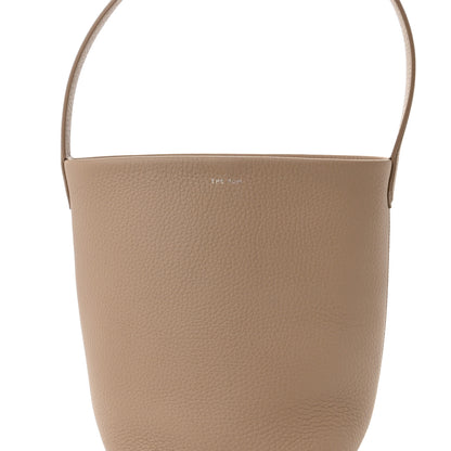 The Row Grained Calfskin Small N/S Park Tote Dark Taupe 7 of 10