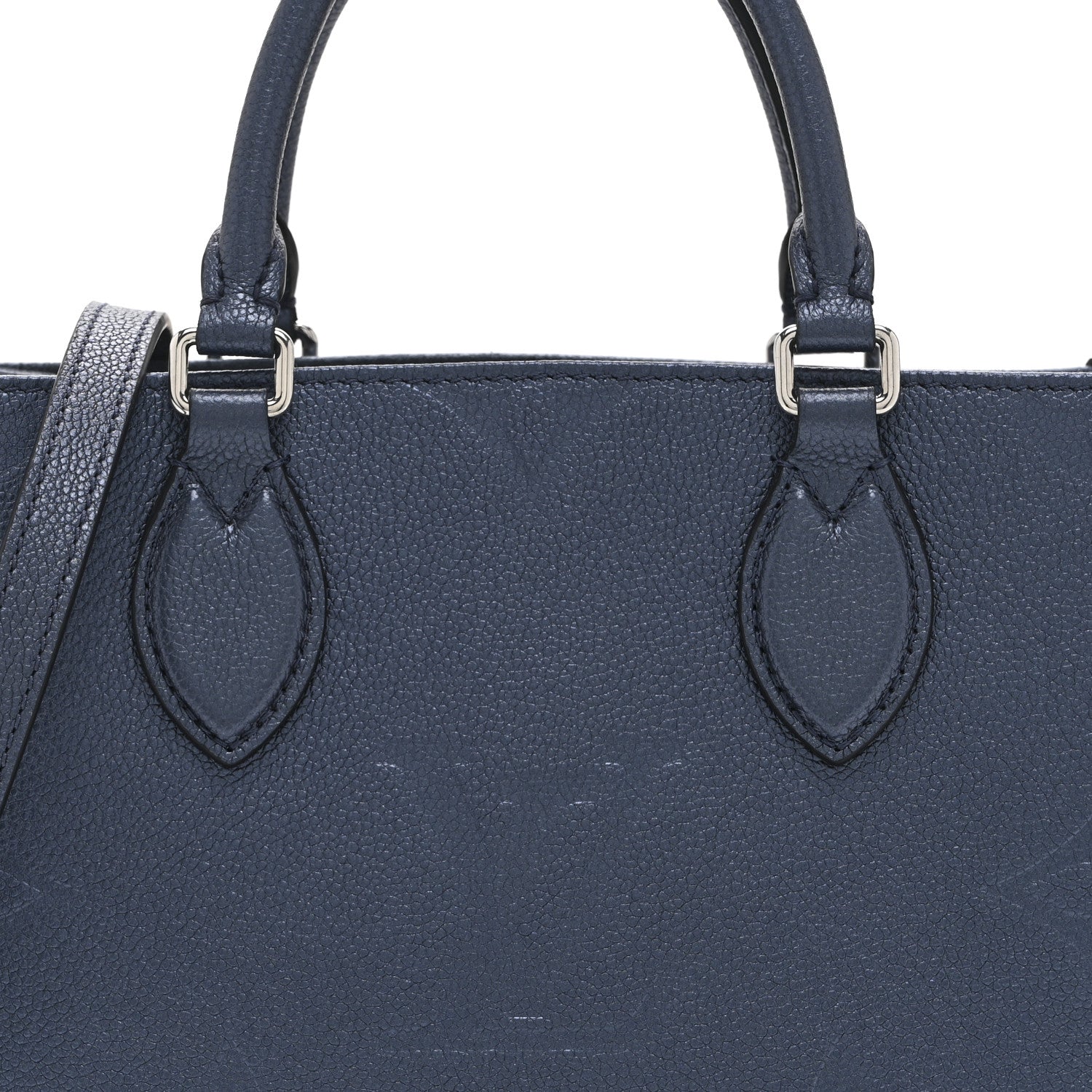 Louis Vuitton ネイビー ハンドバッグ Louis Vuitton Metallic Empreinte Monogram Giant Onthego PM Navy