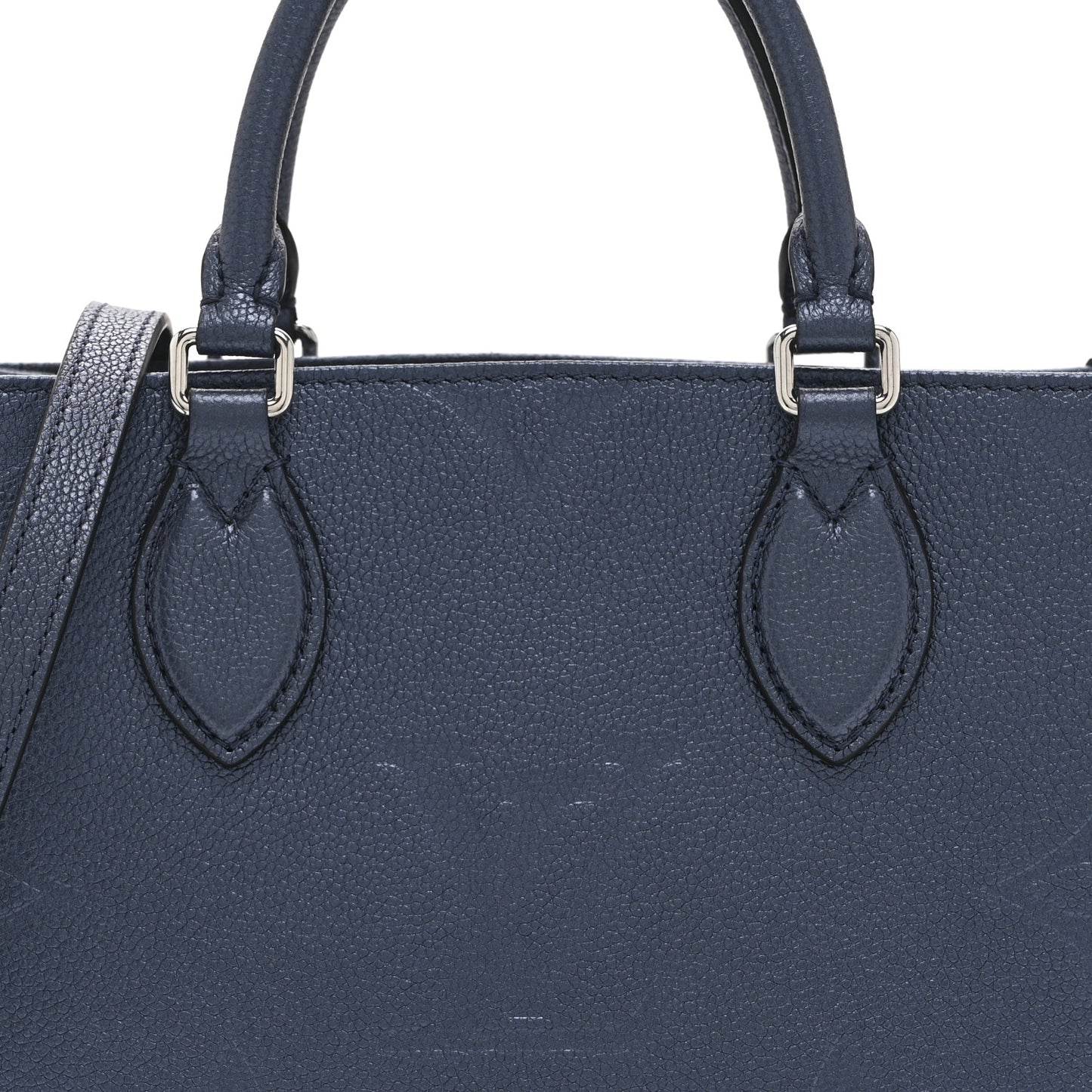 Metallic Empreinte Monogram Giant Onthego PM Navy Nacre