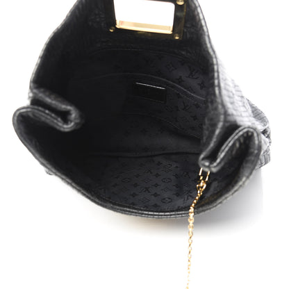 Louis Vuitton Calfskin Quilted Monogram Altair Clutch Black 5 of 7