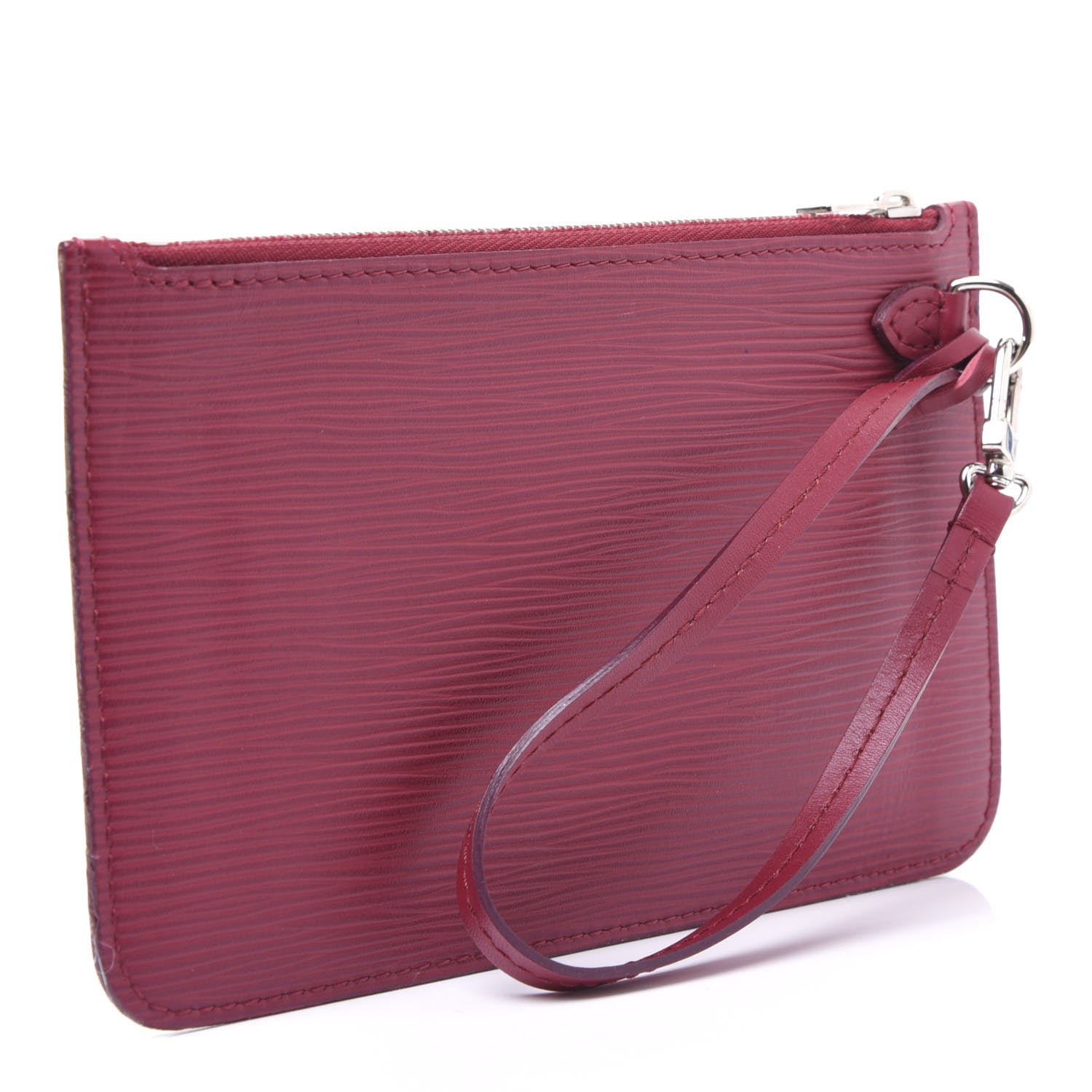 Louis Vuitton Epi Neverfull MM GM Pochette Fuchsia 2 of 10