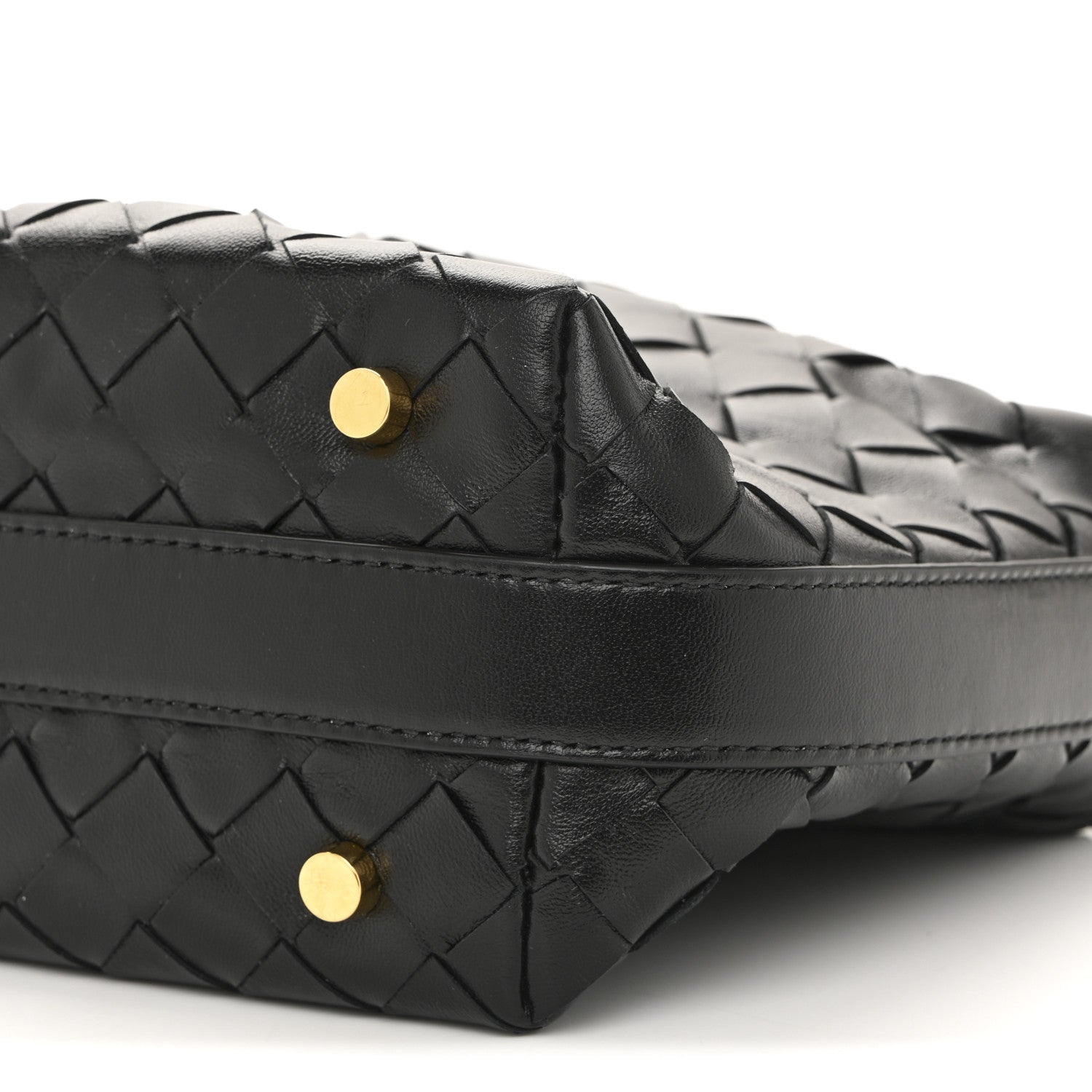 Bottega Veneta Calfskin Nappa Intrecciato Mini Wallace Black 10 of 13