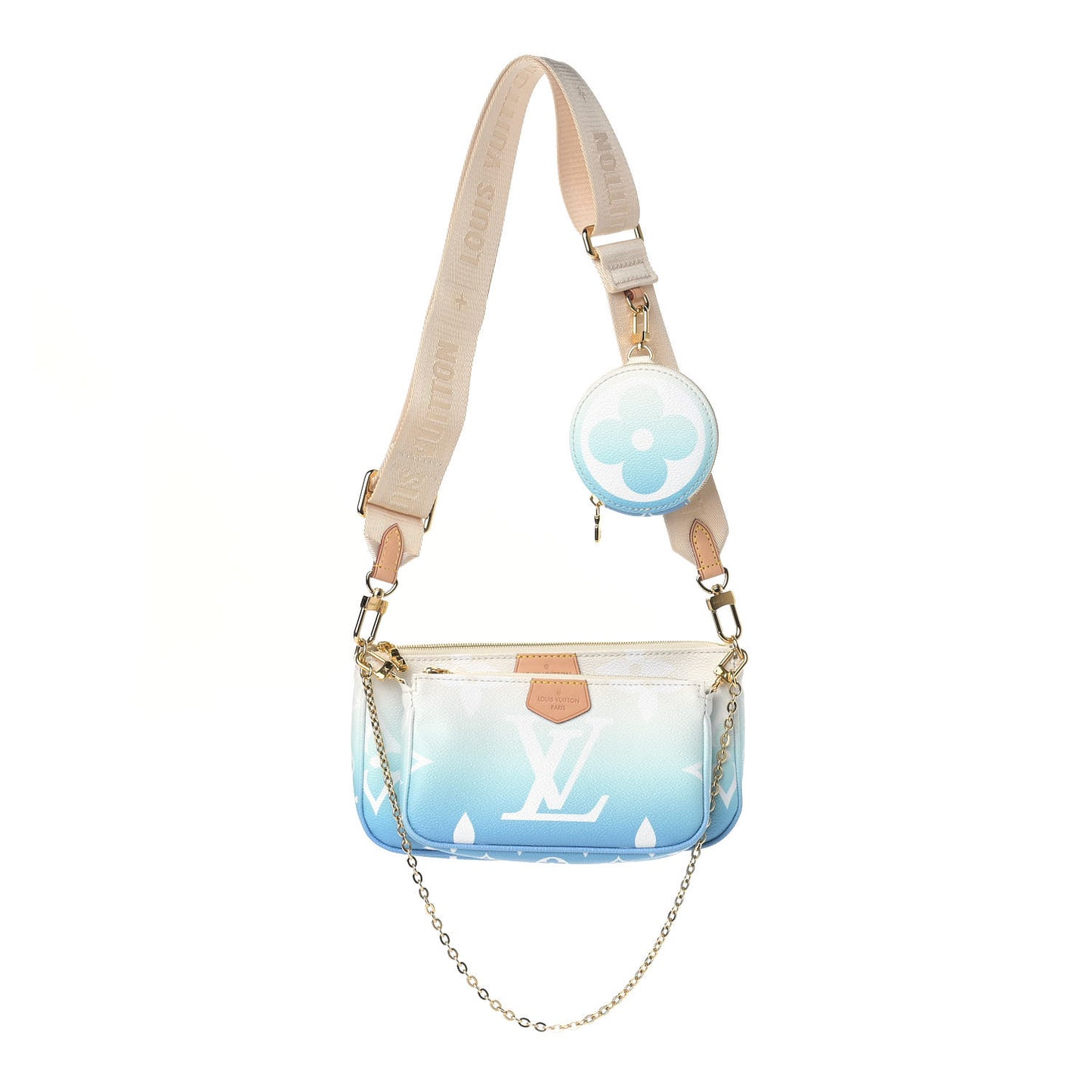 Monogram Giant By The Pool Multi Pochette Accessories Blue