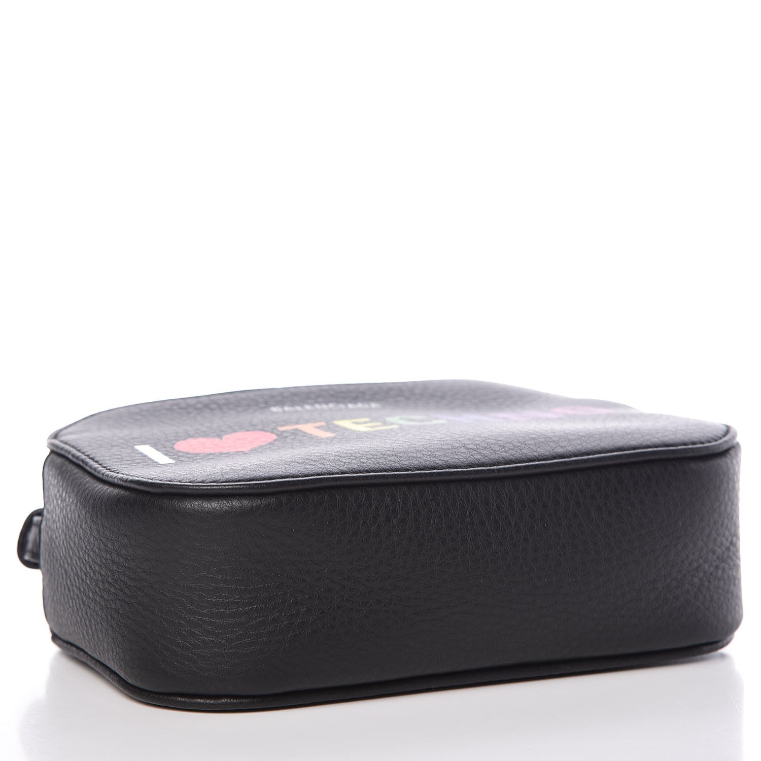 Balenciaga Calfskin I Love Techno XS Everyday Camera Bag Black