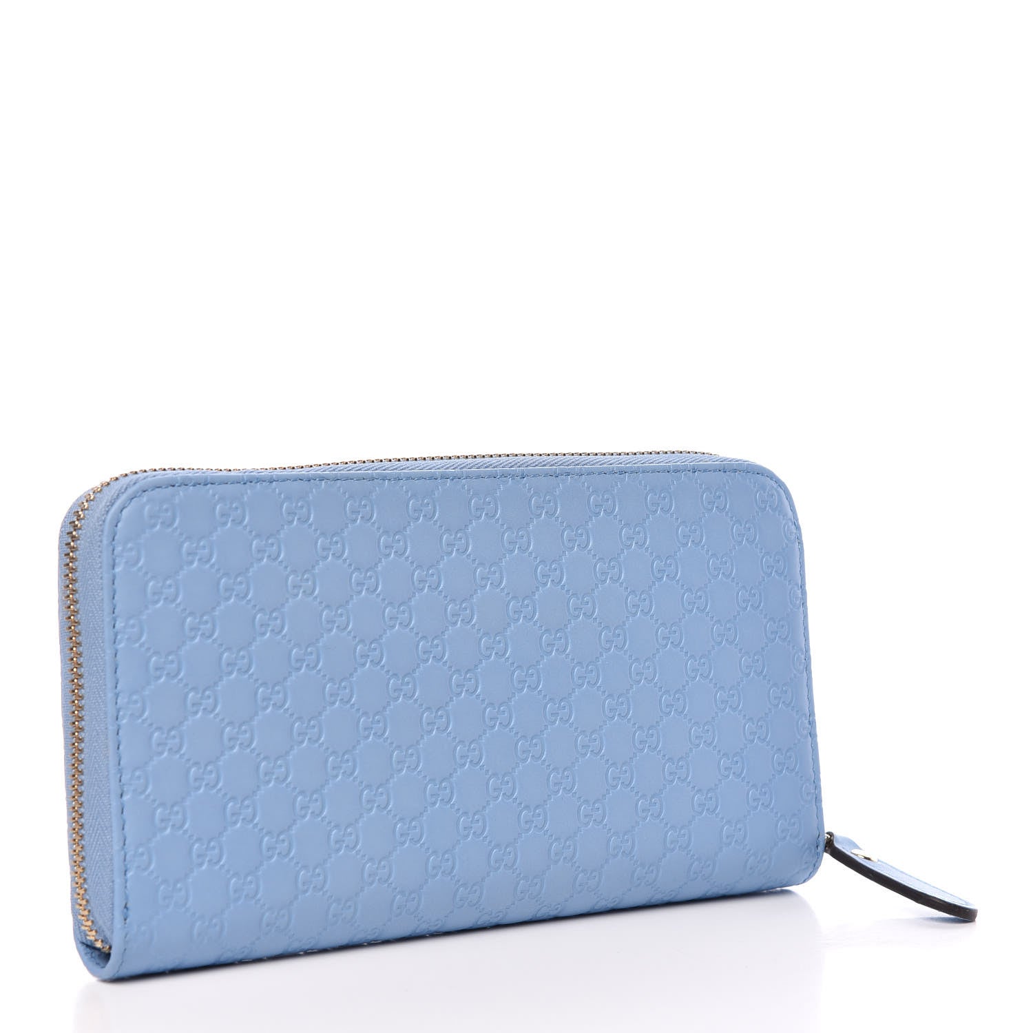 Gucci Microguccissima Zip Around Wallet Mineral Blue 3 of 10