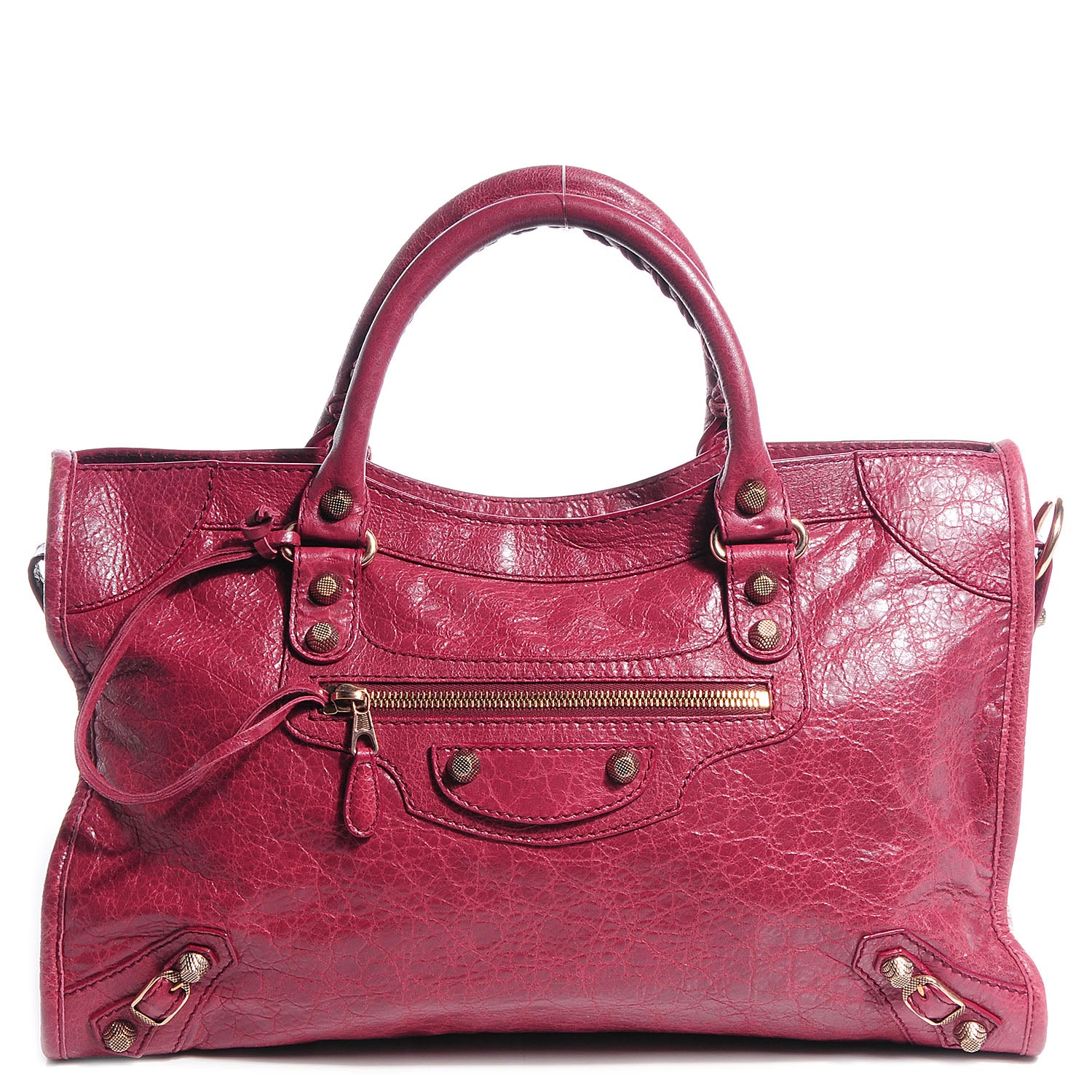Balenciaga Agneau Giant 12 Rose Gold Hardware City Cassis 1 of 14