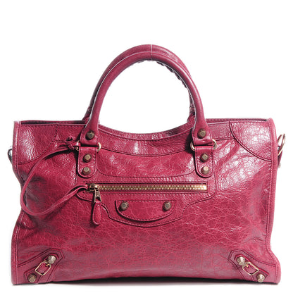 Balenciaga Agneau Giant 12 Rose Gold Hardware City Cassis 1 of 14