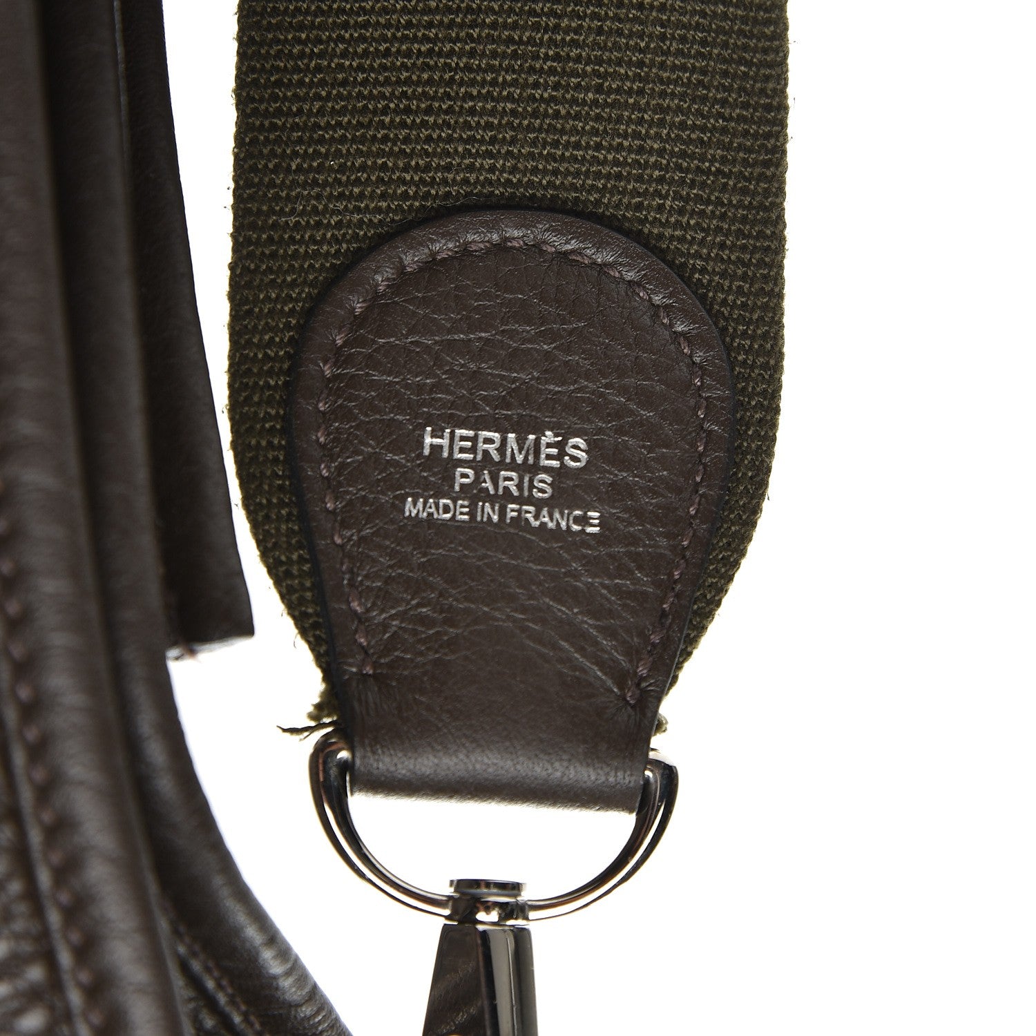 Hermes Taurillon Clemence Evelyne III PM Vert de Gris 8 of 8