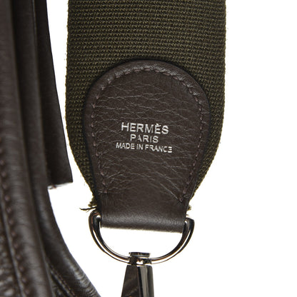 Hermes Taurillon Clemence Evelyne III PM Vert de Gris 8 of 8