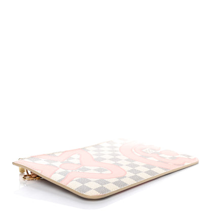 Louis Vuitton Damier Azur Tahitienne Neverfull MM GM Pochette 3 of 7