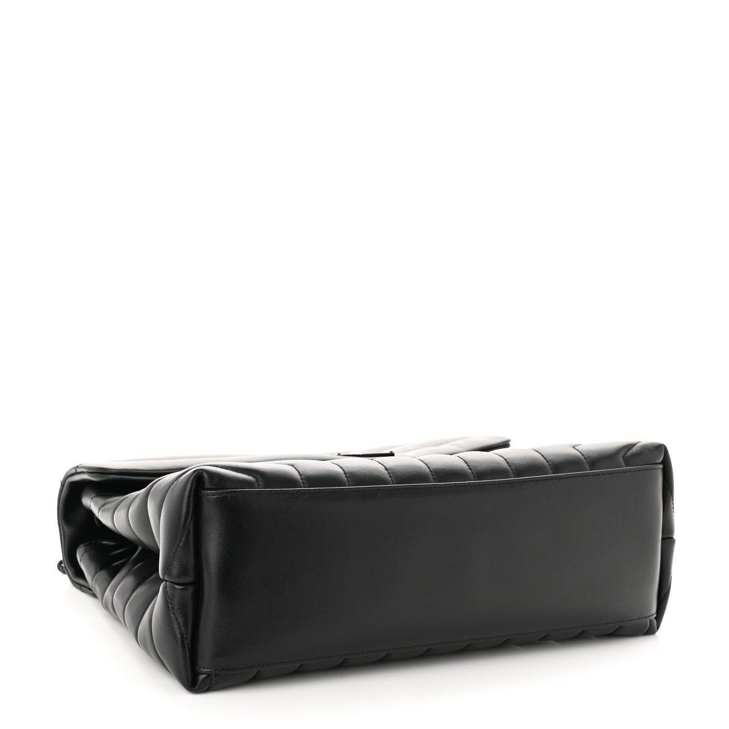 Saint Laurent Calfskin Y Quilted Monogram Monochrome Medium Loulou Chain Satchel Black 3 of 9