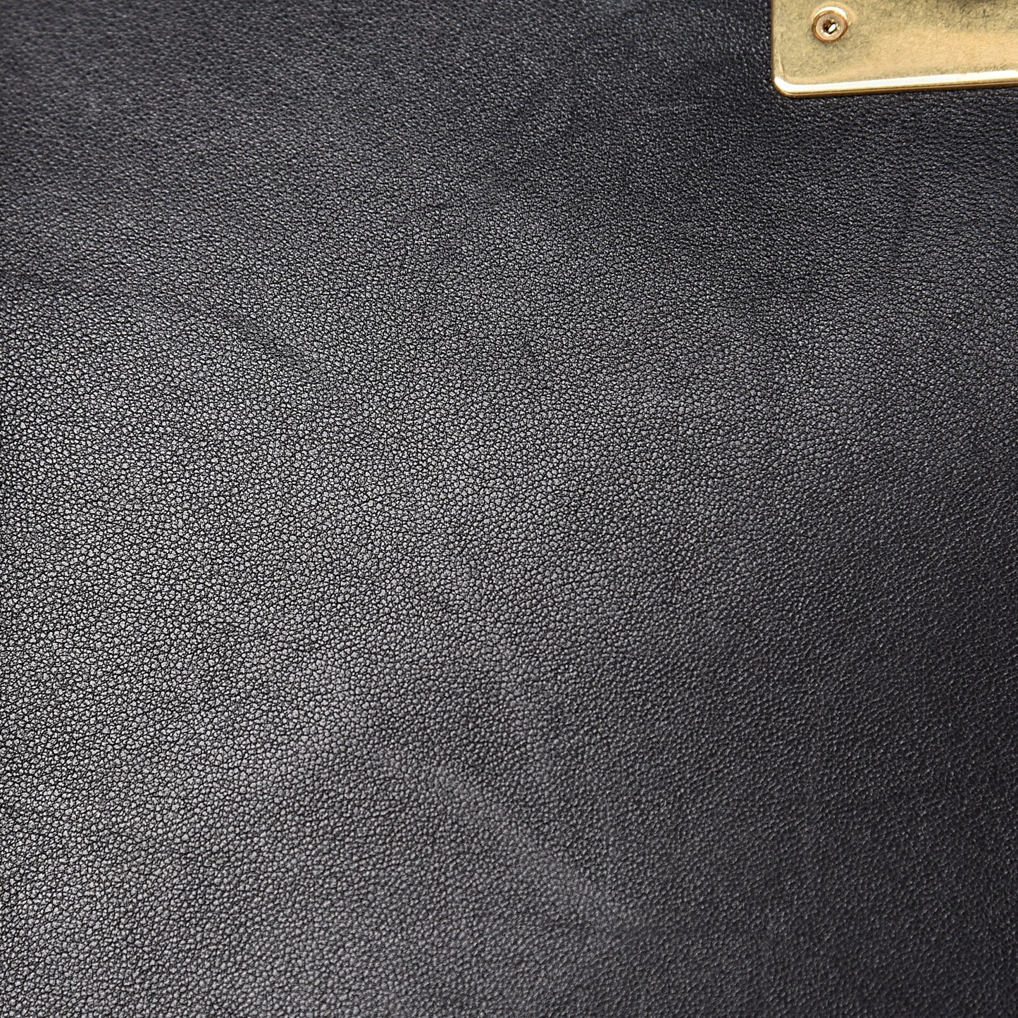 Lambskin Quilted Large Boy Flap Black