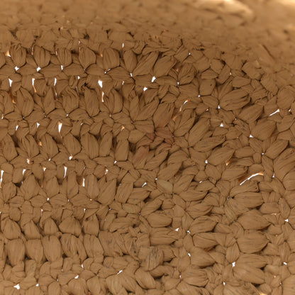 Prada Yarn Raffia Effect Crochet Embroidered Mini  Logo Tote Naturale 10 of 11