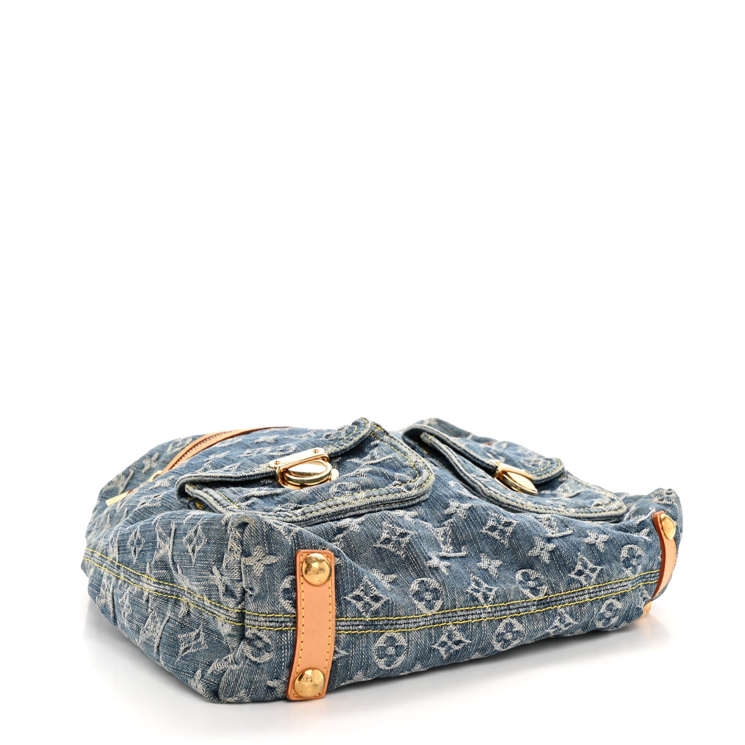 Louis Vuitton Denim Baggy GM Blue 3 of 13