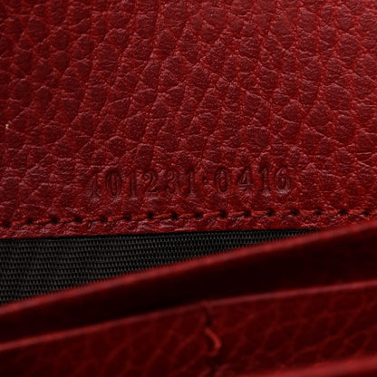 Gucci Calfskin Mini Dionysus Chain Wallet Hibiscus Red 7 of 14