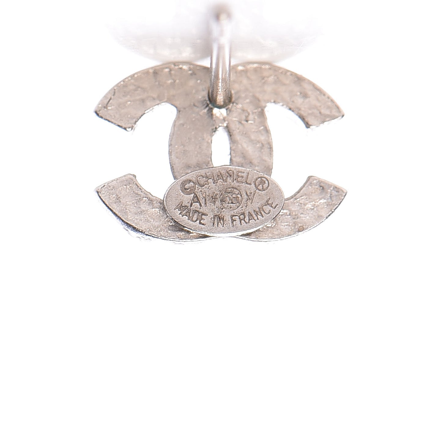 Crystal Mini Timeless CC Earrings Silver
