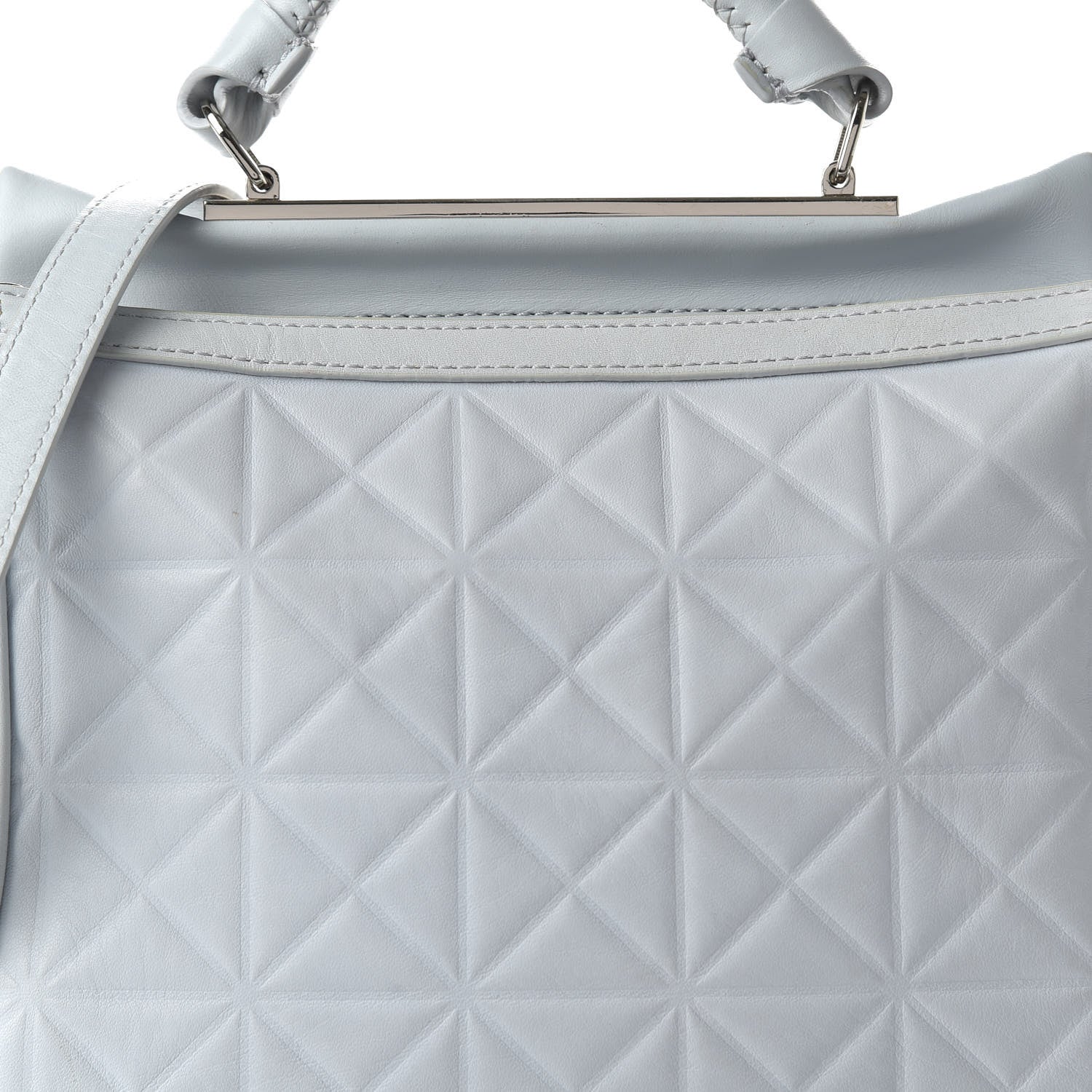 3.1 Phillip Lim Calfskin Quilted Small Ryder Satchel Glacier 9 of 9