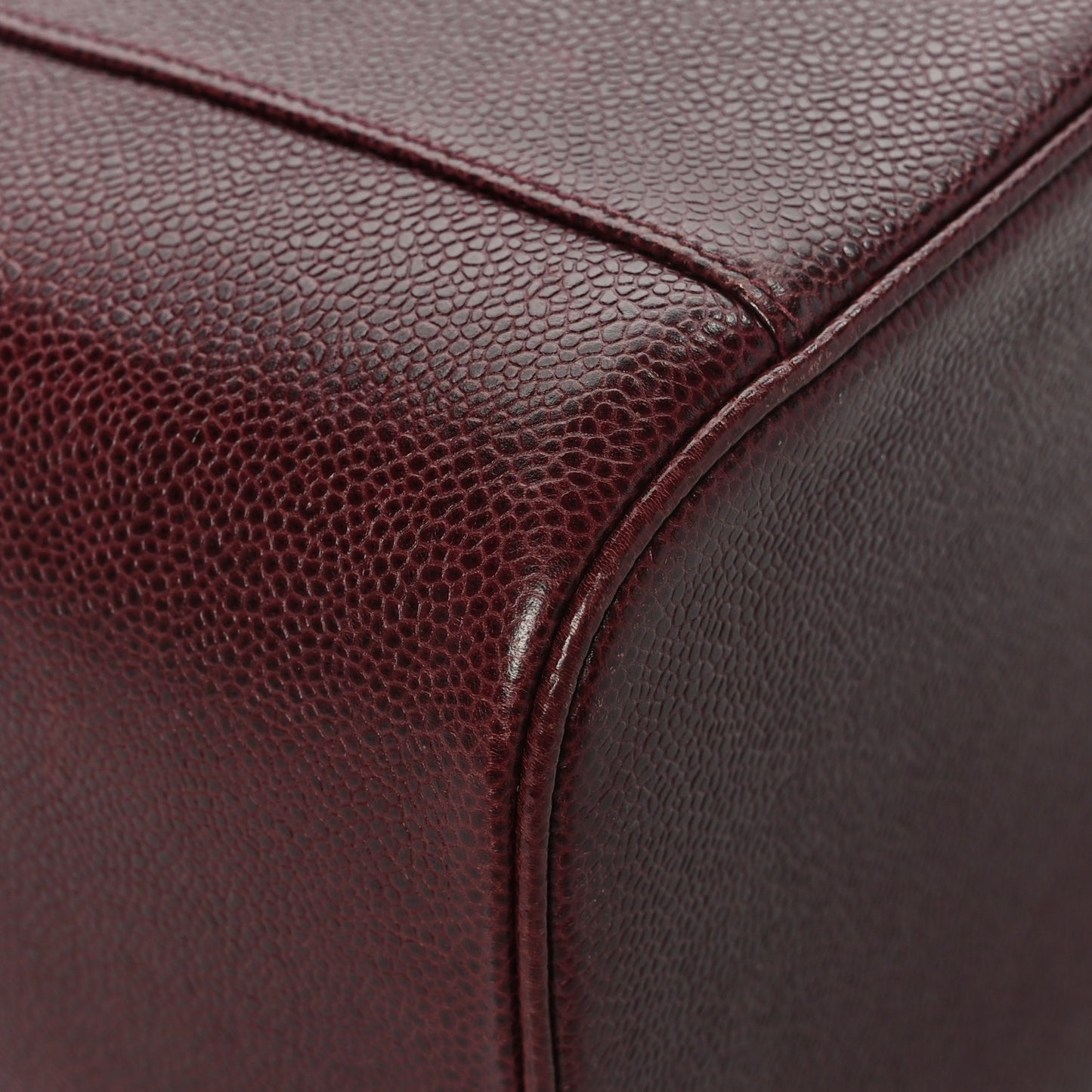 Caviar Vanity Cosmetic Case Burgundy