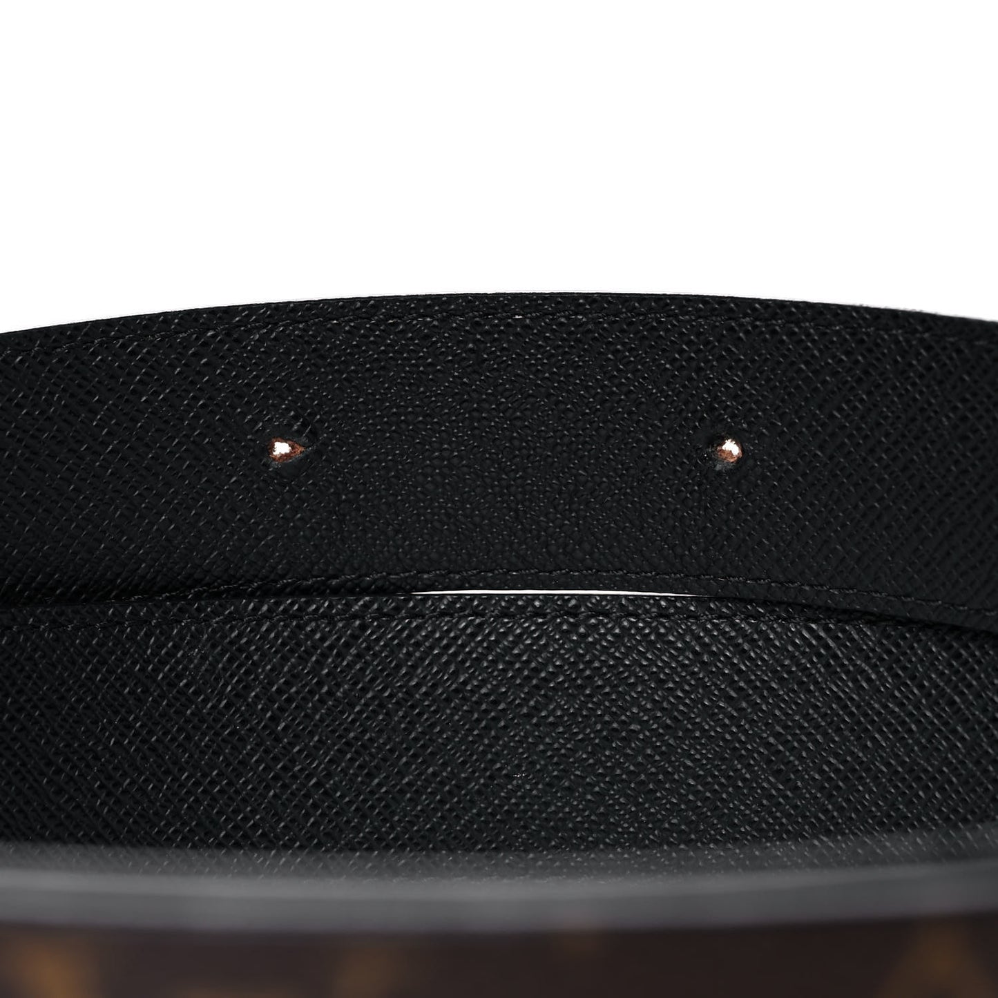 Calfskin Monogram 30mm LV Initiales Reversible Belt 85 34 Black