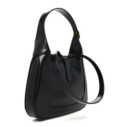 Gucci Boarded Dyana Lux Calfskin Small Jackie 1961 Hobo Black 3 of 11
