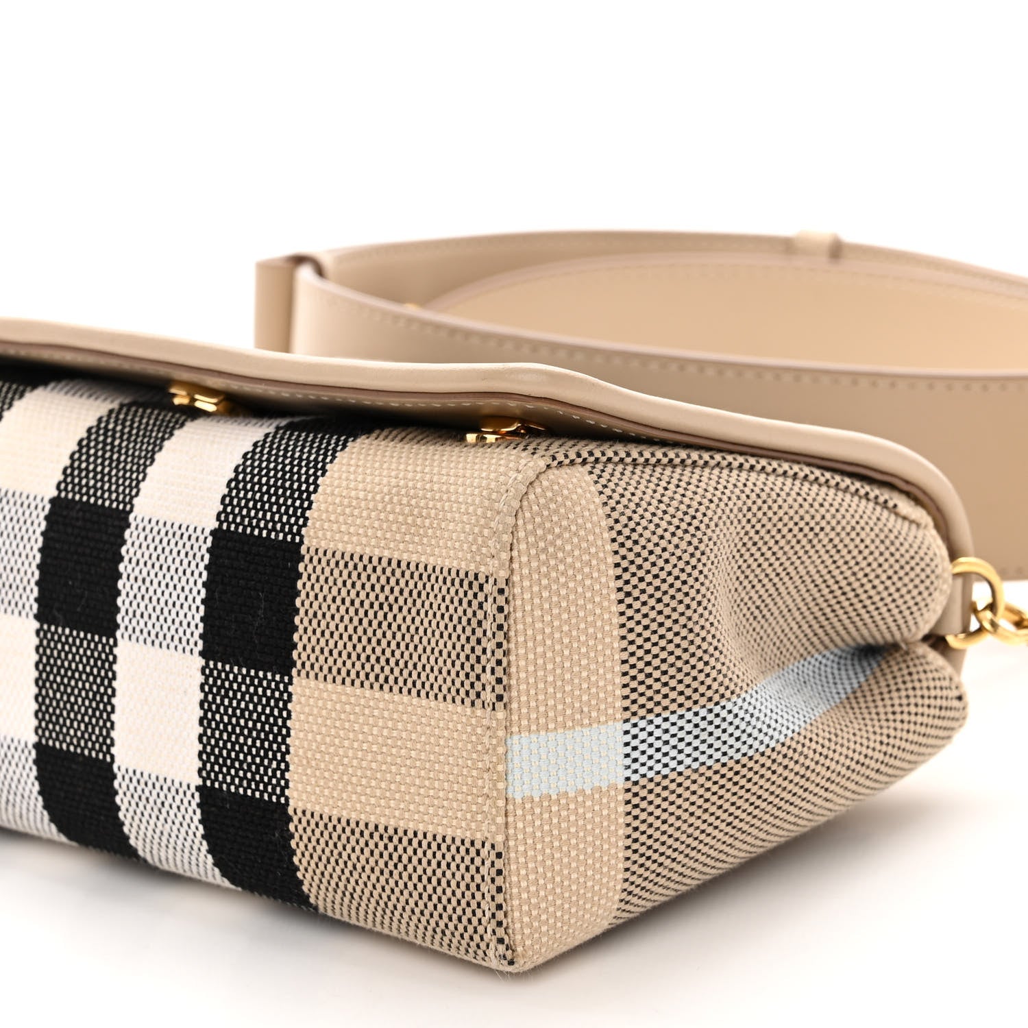 Burberry Canvas Check Hackberry Crossbody Bag Soft Fawn 9 of 9