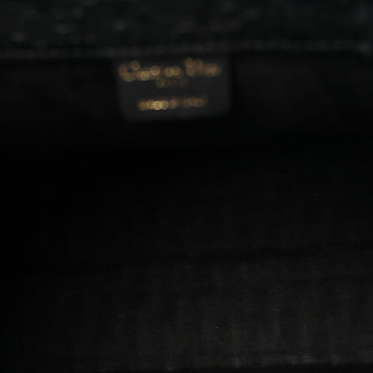 Christian Dior Oblique Calfskin Embossed Medium Book Tote Black 5 of 11