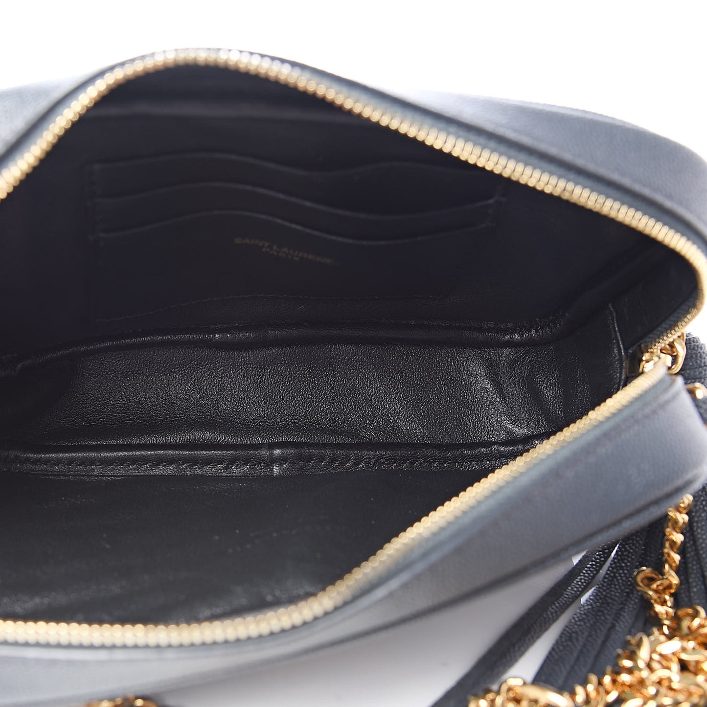 Grain De Poudre Matelasse Monogram Mini Lou Camera Bag Dark Smog