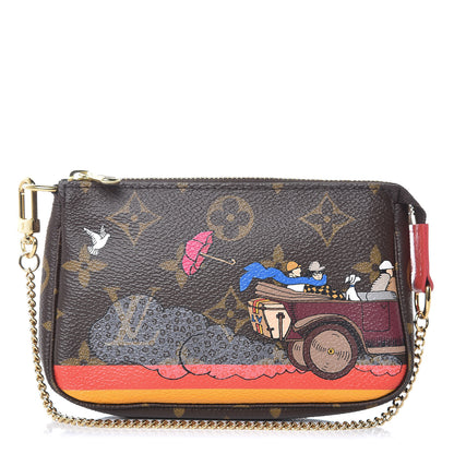 Louis Vuitton Monogram 2015 Christmas Animation Mini Pochette Accessories 1 of 8