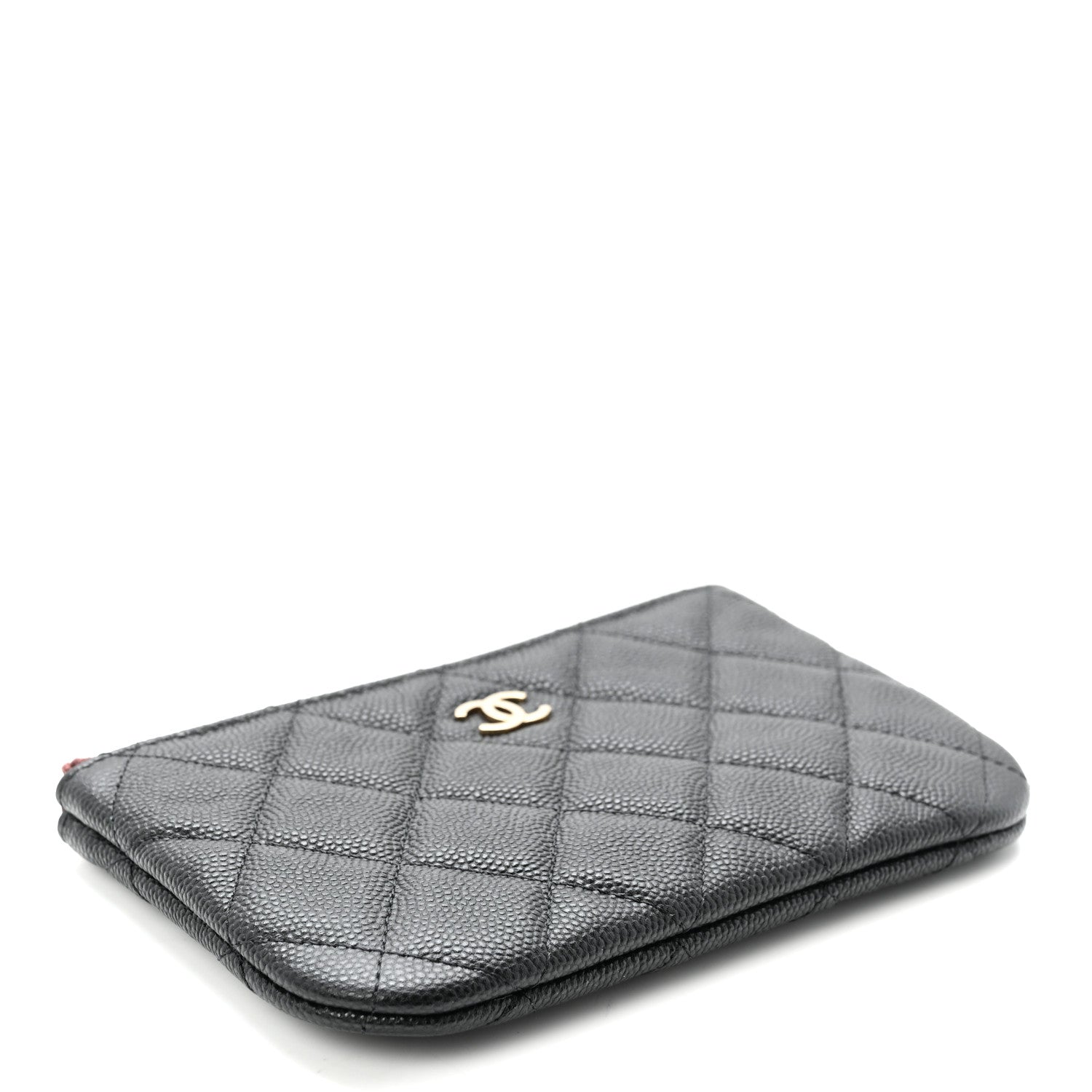 Chanel Caviar Quilted Small Cosmetic Case Black 4 of 8