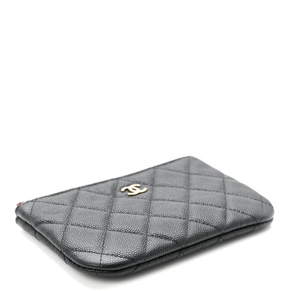 Chanel Caviar Quilted Small Cosmetic Case Black 4 of 8