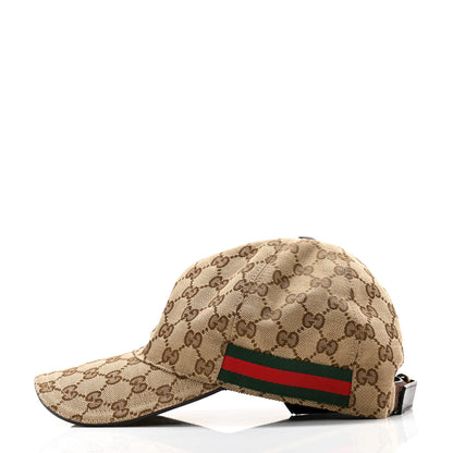 Gucci Monogram Web Baseball Hat M Beige Cocoa 4 of 12