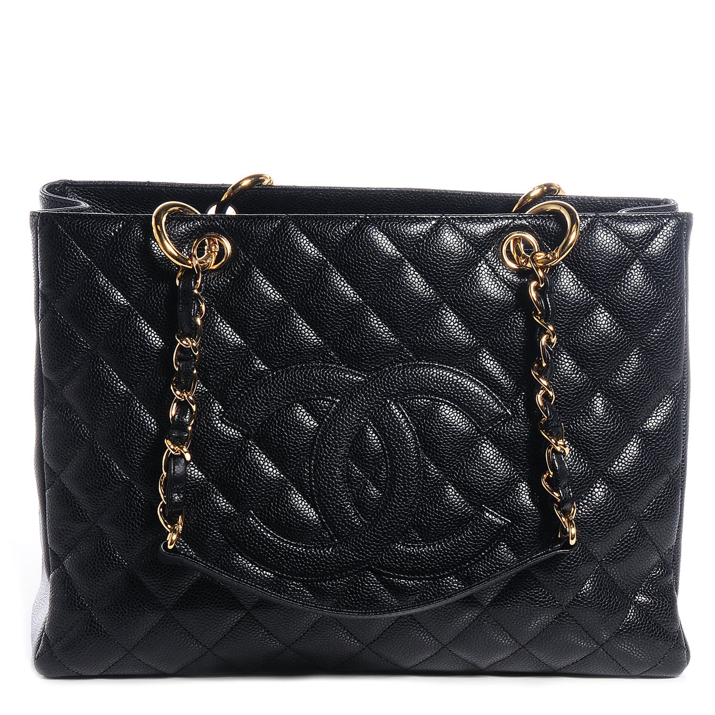 Caviar Grand Shopping Tote GST Black
