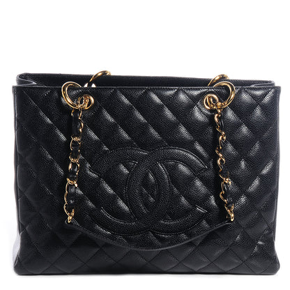 Chanel Caviar Grand Shopping Tote GST Black 1 of 6