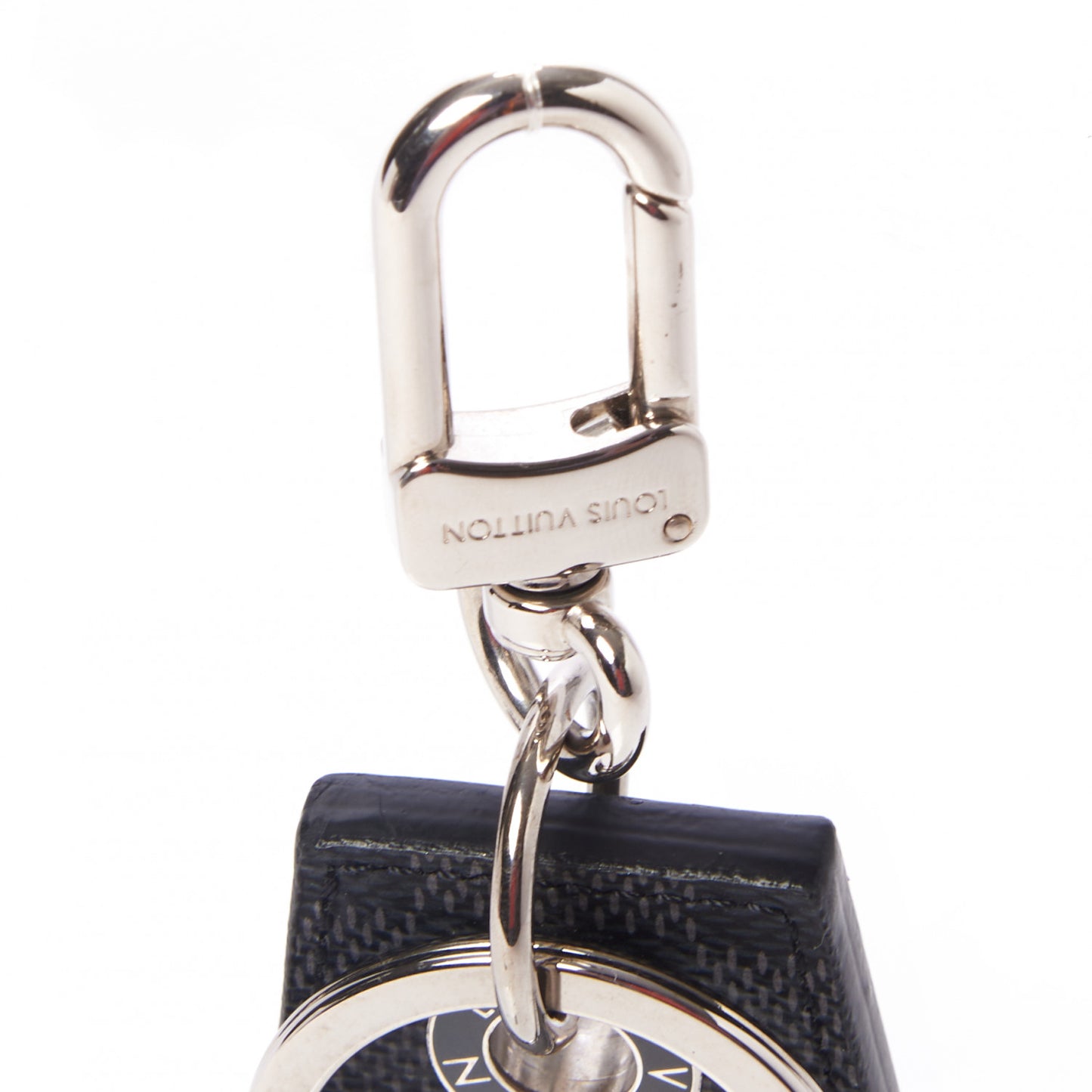 Damier Graphite Bag Charm Key Holder