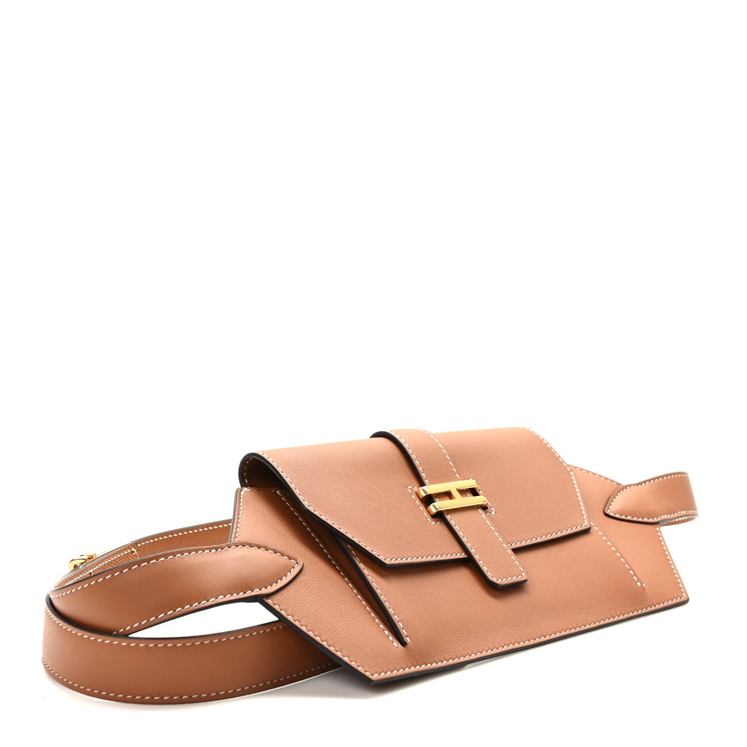 Hermes Swift Elan Pocket Belt Bag Gold 4 of 9